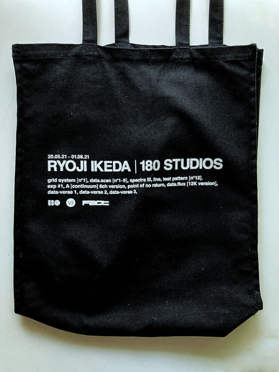 tote bag by ryoji ikeda