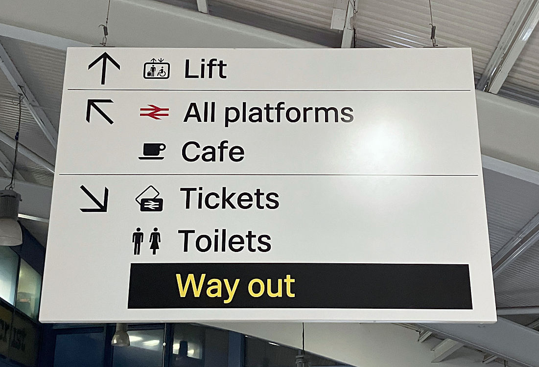 Rail Alphabet 2 at Bristol Parkway